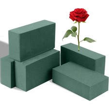 Floral Foam Blocks 6 Pack, Dry and Wet Flower Arrangement Foam for Fresh