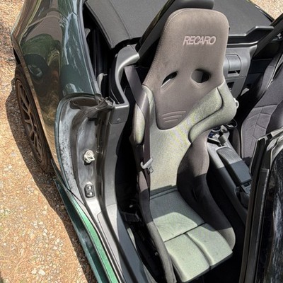 Used Grey Recaro Rally sport-GFRP Racing Seat And Bracket.