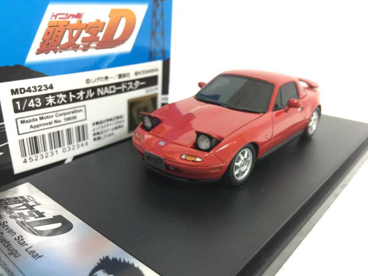 Modeler's Initial D MD43234 Eunos Roadster Mazda MX-5 Miata 1:43