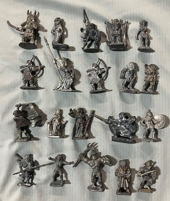 20 Metal Fantasy Miniatures by Heritage, Elan Merchandising, Hinchliffe, etc. #3