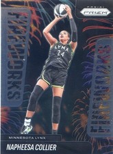 2025 Panini Prizm WNBA Insert Fireworks #7 Napheesa Collier, Minnesota Lynx