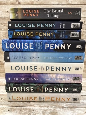 LOT of 9 Chief Inspector Gamache Series Louise Penny # 1 5 9 10 13-16 18 PB HC