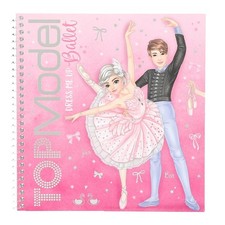 Ballet Stickerbuch TOPModel 24 Seiten Ballerina-Motive + 11 Aufkleber