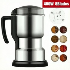 Electric Coffee Bean Grinder Nut Seed Herb Grind Spice Crusher Mill Blender