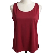 John Mark Women's Sleeveless Tank Top Red Size S Small Layering NEW