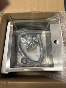 15x15 Inch Drop in Bar Sink, Top mount Small Kitchen Sink