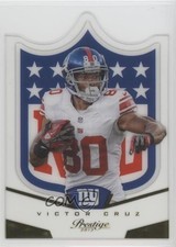 2013 Panini Prestige NFL Shield Acetate Die-Cuts Victor Cruz #17 Shield k5i