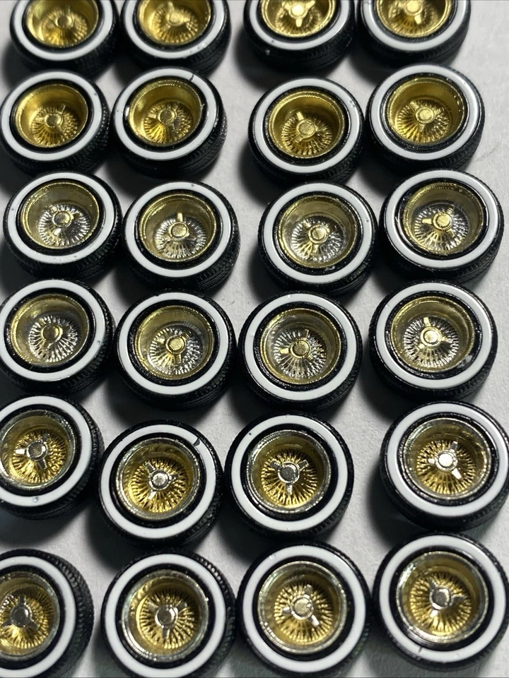 Hot Wheels Lowrider Llantas Impresas en 3D 31 Juegos Dayton Radios 10mm 1/64 Matchbox - Imagen 2 de 4