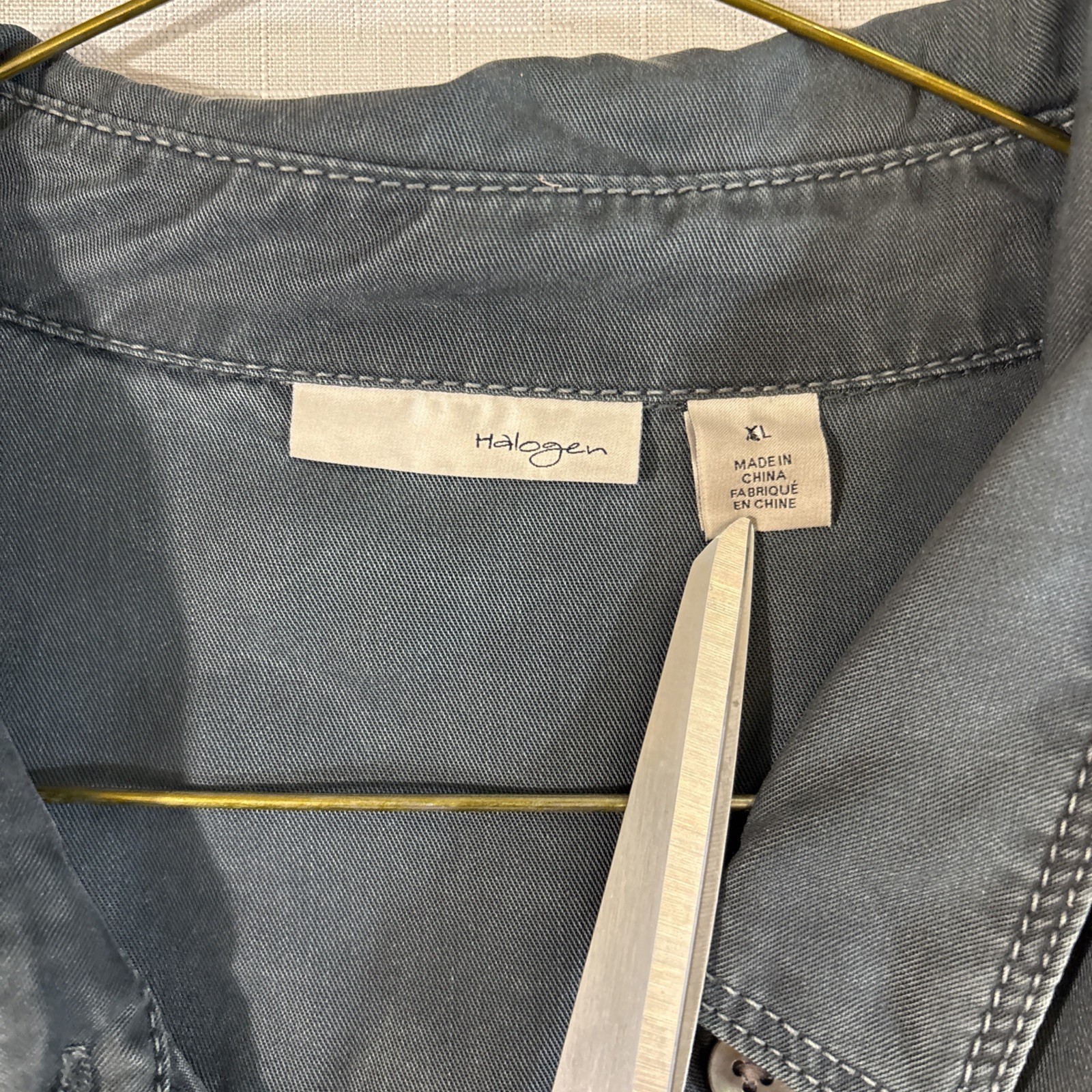 Halogen Women’s Button Down Collared Long Sleeve … - image 4