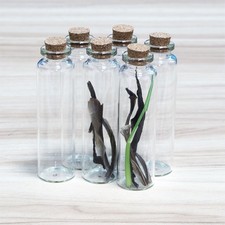 40ML Tiny Vials Candy glass bottles DIY Vial Jars Storage Crafts 5-50pcs corks