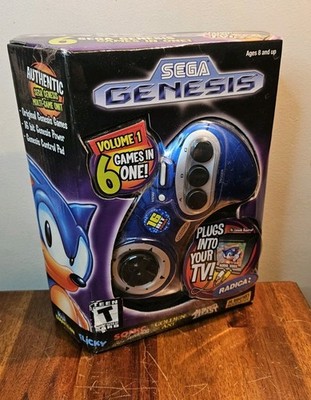 Radica Sega Genesis Volume 1 (TV game systems, 2004) New Factory Sealed 