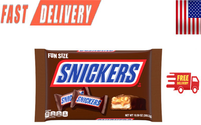 Snickers Fun Size Chocolate Candy Bars - 10.59 oz Bag