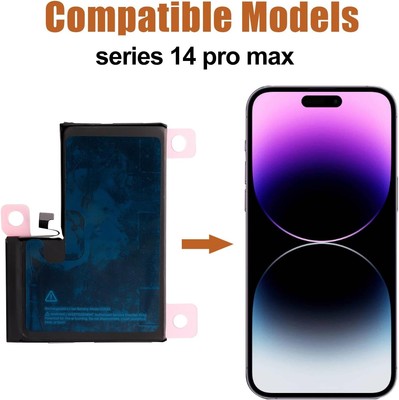 New A2830 Replacement Battery Compatible with iPhone 14 pro max