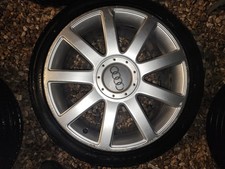 Audi TT / S3 Alloy Wheels With Useabke Tyre And Hub Cap Grade B