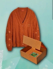 Sealed The Life of a Showgirl Cardigan + CD Box Set —MD/LG • Taylor Swift