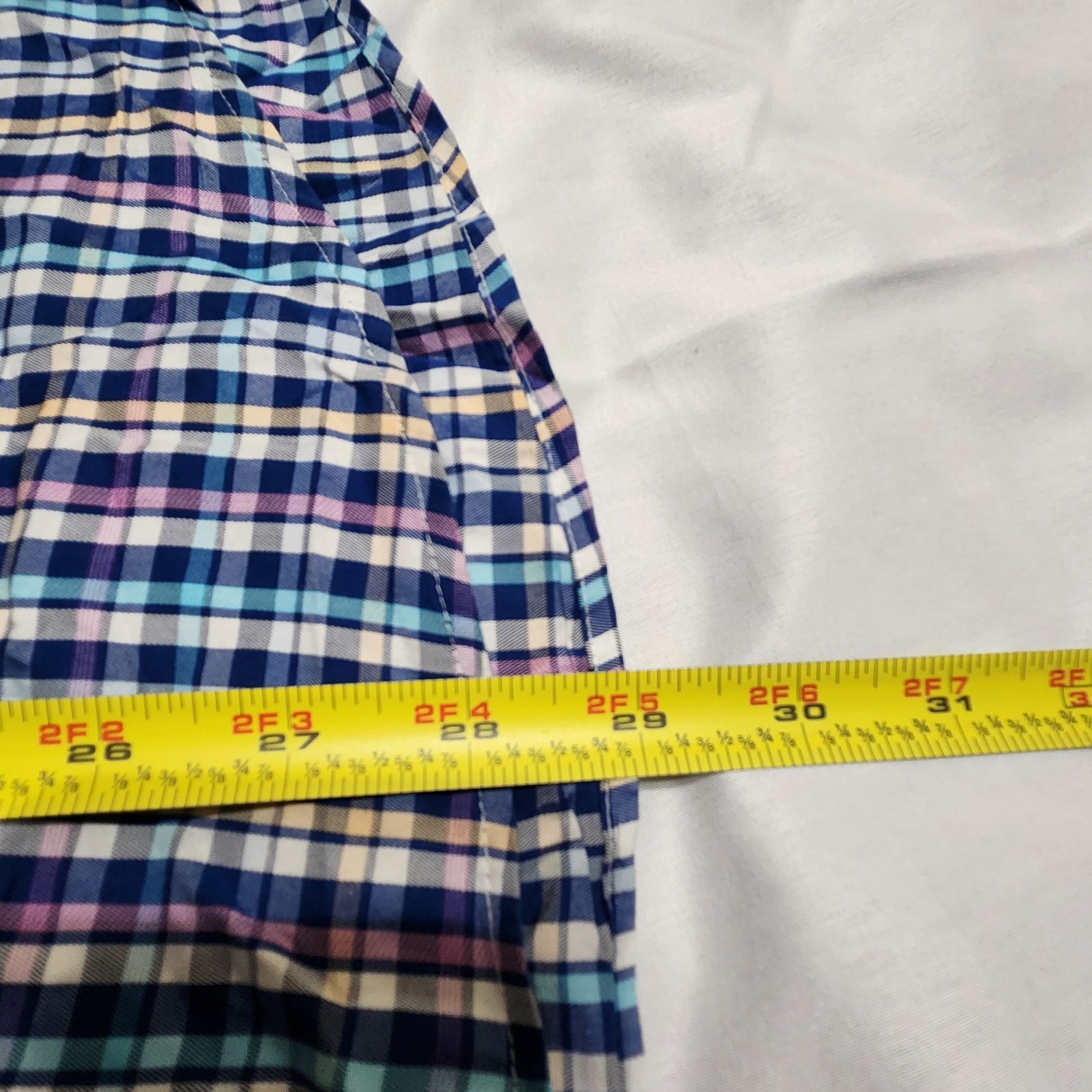 Peter Millar X-Large Gingham Multi Long Sleeve Bu… - image 7