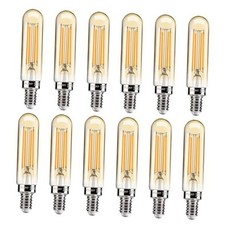 Candelabra LED Light Bulbs 40W 12 Count Pack of 1 40w Amber White