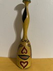 Penn. Dutch Folk Art Hand Painted Wooden  Masher Primitive Farmhouse vintage  — photo 1