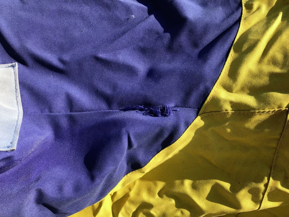 1996-2002 Sea-Doo GTX OEM Blue/Yellow PWC Storage Cover 97 98 99 00 01 - Image 4 of 4