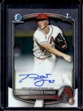 2025 Bowman Draft Patrick Forbes Chrome Auto 1st Prospect #CPA-PF Diamondbacks