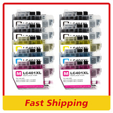 LC401 XL Black Color Ink compatible with Brother MFC-J1010DW J1012DW J1170DW LOT