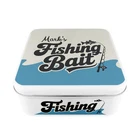 Personalised Fishing Tin - Fishermen Bait Metal Storage Gifts for Him