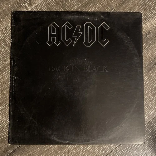 AC/DC Back In Black Vinyl LP Record 1980 Atlantic SD-16018 Picture Inner (S3)