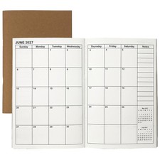 A5 Calendar Planner Jan 2026 - Dec 2027, Travelers Notebook Inserts for 2 Yea...