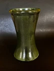 Lrg BAUER POTTERY Vase by Louis IPSEN Dark Green Ceramic Plainware 1930s USA 10"