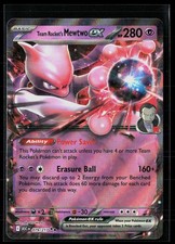 Team Rocket's Mewtwo ex 079/217 Double Rare Ascended Heroes Pokemon NM