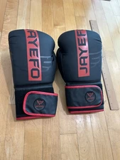 JAYEFO Boxing Gloves Red & Black R-6  12oz Ultimate Fighter Punch Bag/Kickboxing