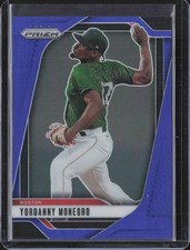 2025 Panini Prizm Blue 176/199 #25 Yordanny Monegro RC - Boston Red Sox - MINT