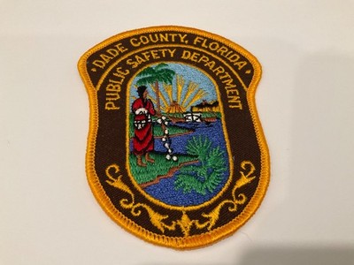 Vintage Dade County Public Safety Dept Sheriff Police State