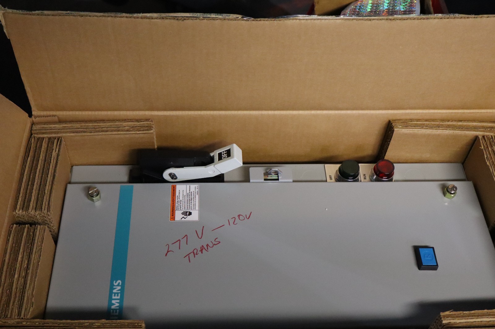 Siemens Size 0 Fused 120v Coil Nema 1 Combination Motor Starter 17CSD92BF11
