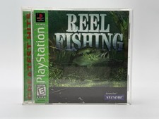 Reel Fishing Sony PlayStation 1 PS1 Greatest Hits Natsume 1997 Complete CIB NTSC