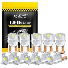 T10 W5W LED Bulb 12V Car Interior Dome Read Light Wedge 10 Pack