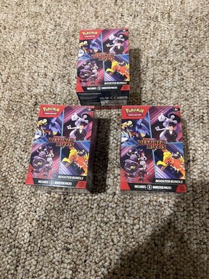 Pokemon TCG: S&V Destined Rivals Factory Sealed Booster Bundle Boxes - Lot of 3