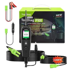 Original Topdiag P100 12V 24V Car Circuit Tester Power Probe Diagnostic Tool US