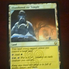 magic the gathering Abandoned Air Temple Land card Magic: The Gathering