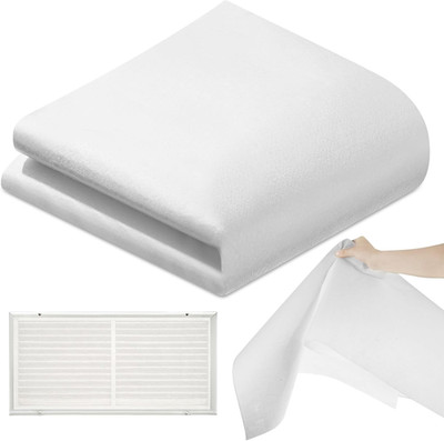 Merv 13 Filter Material, 30 Ft² Cut to Fit Air Vent Filters for Clean Living Bas