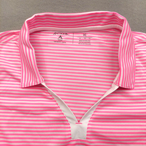Women Polo Shirt Antigua Desert Dry Size XL Hermitage Golf Club MSRP $55 NWOT - 第 2/9 張圖片