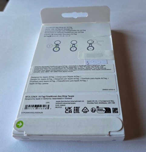 NEW Original TAUPE Apple FineWoven Key Ring for AirTag MT2L3ZM/A - SEALED - Picture 4 of 6