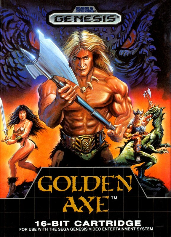 Golden Axe Sega Genesis Great Condition Fast Shipping