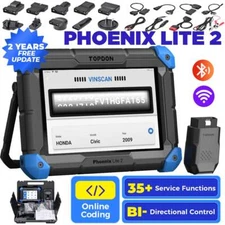 2025 TOPDON Phoenix Lite 2 PRO+ ECU KEY Coding Scanner Car Diagnostic Tool ULTRA