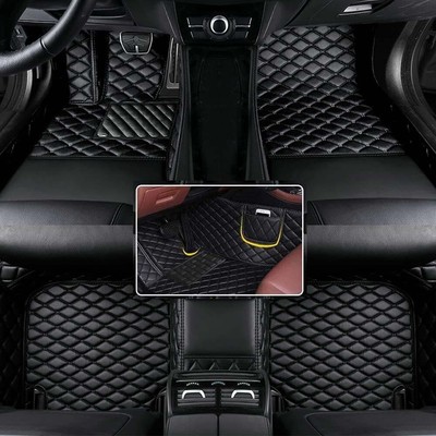For BMW All Models Car Floor Mats Luxury Auto Liners Carpets Cargo Leather Liner