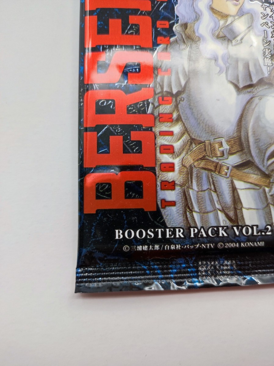 Berserk Trading Card Griffith Booster Pack vol.2 Unopened Berserk Trading Card Griffith Booster Pack vol.2 Unopened