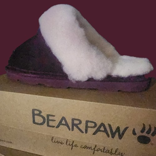 Bearpaw Women's Slippers SIZE 8, INDOOR OR OUTDOOR SLIP ON'S, FIT 7-8