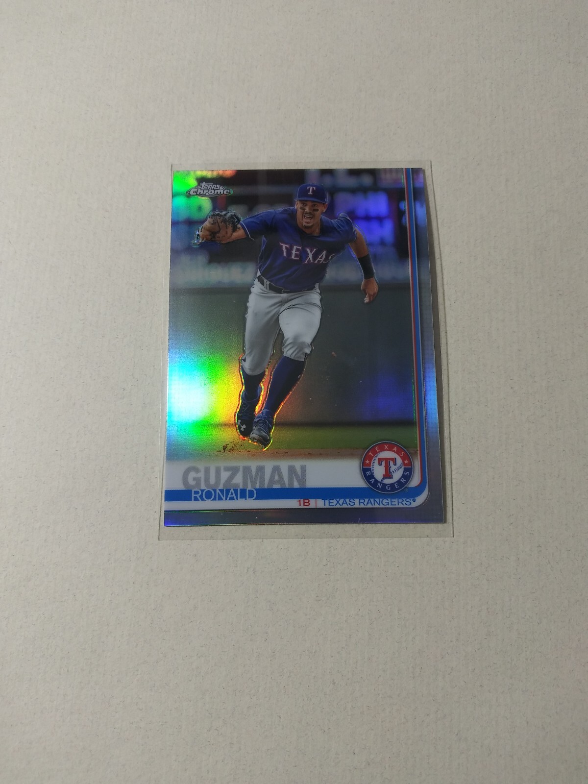 2019 Topps Chrome Baseball Refractor #40 Ronald Guzman