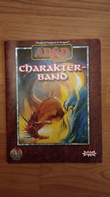 CHARAKTERBAND AD&D ADVANCED DUNGEOS & DRAGONS SEHR GUTER ZUSTAND