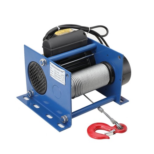 Electric Hoist 880 lbs Heavy-Duty Electric Winch with Remote Control 98ft Rope - Picture 8 of 11